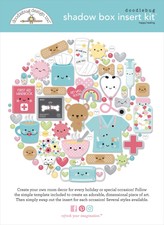 Doodlebug Design Shadow Box Insert Kit-Happy ...
