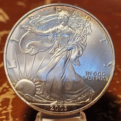 BU 2003 American Silver Eagle 1 Troy Oz .999 Fine Silver