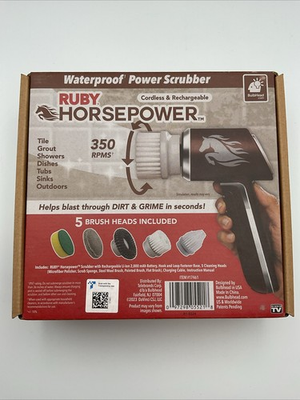 #ad #ad Ruby horsepower Waterproof Power scrubber 350RPMS $24.99