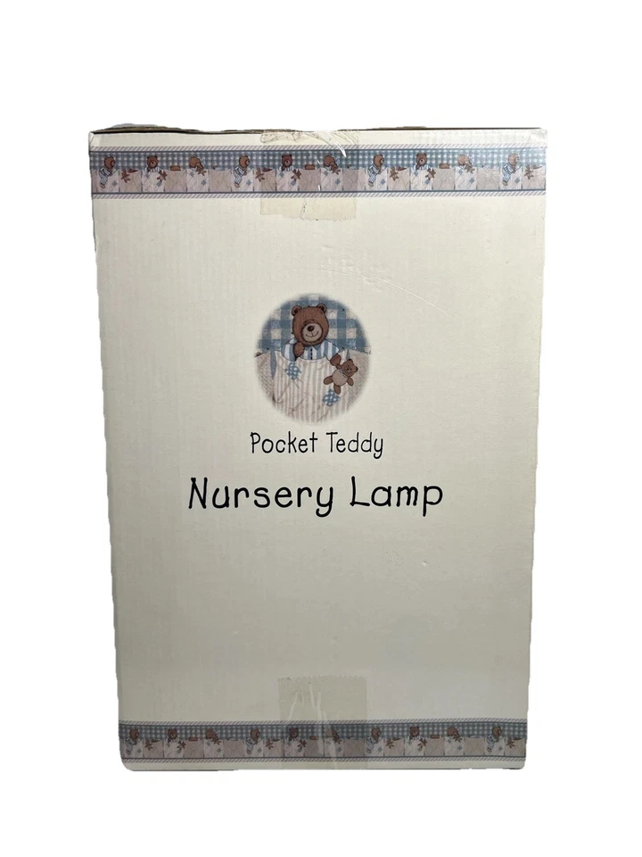 Lámpara infantil de peluche de bolsillo vintage Kidsline 2000 nueva en caja Foto 2 de 4