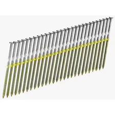 Senco Kd27apbsn Collated Framing Nail, 3 In L, Bright, Flat Head, 20 Degrees,