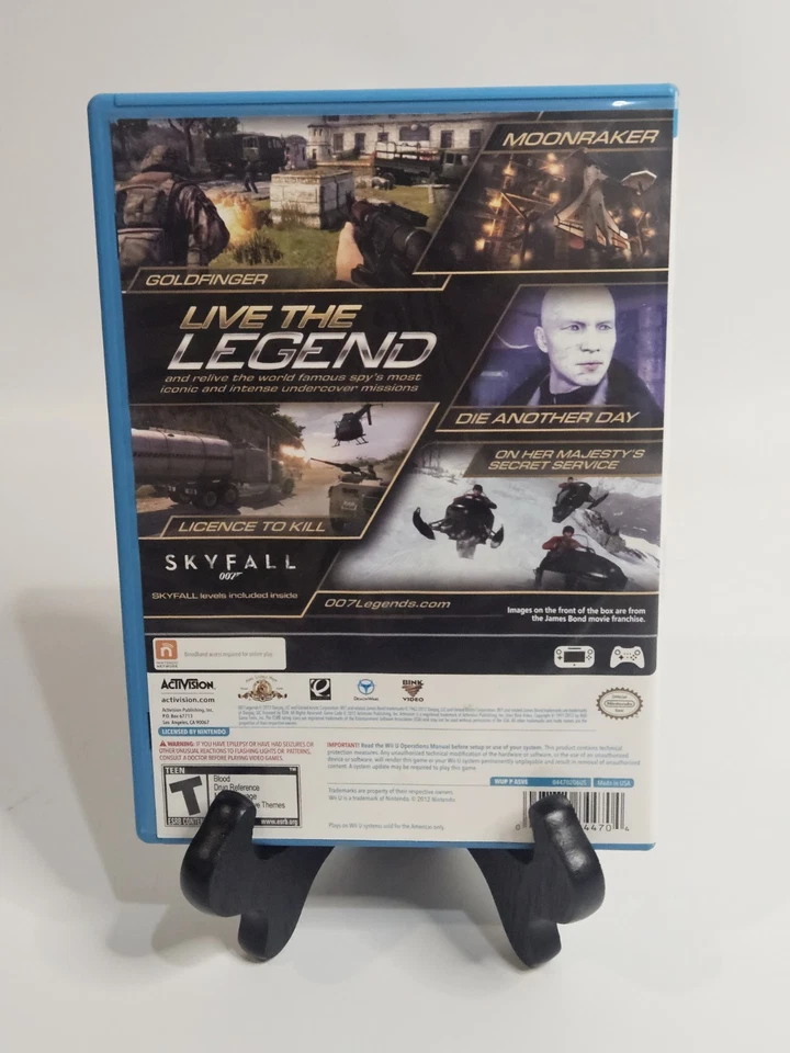 007 Legends Nintendo Wii U, 2012 CIB Complete w. Manual - Tested - Image 2 of 4