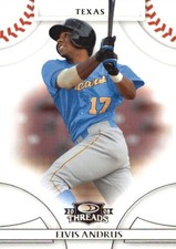 2008 Donruss Threads #100 Elvis Andrus RC Frisco Roughriders Texas Rangers