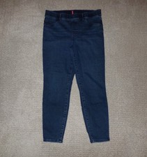 WOMENS SPANX PULL ON SKINNY ANKLE JEANS SZ XL
