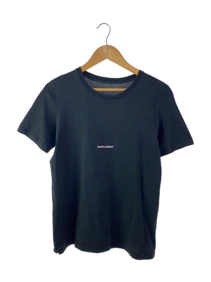 SAINT LAURENT T SHIRT S COTONE NERO SOLIDO usata