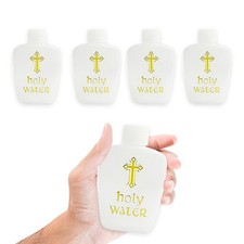 5Pcs Holy Water Bottles Holy Water Empty Containers 60ml Holy Water Plastic B...