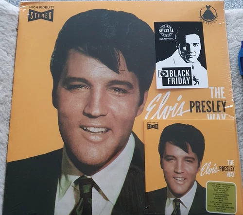 ELVIS PRESLEY "THE ELVIS PRESLEY WAY" RARE CLEAR VINYL LP & CD SET. PTC-LP-005