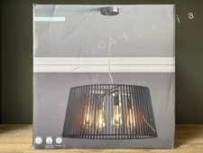 Next Black Brooklyn Chandelier Ceiling 4 Light Fitting.