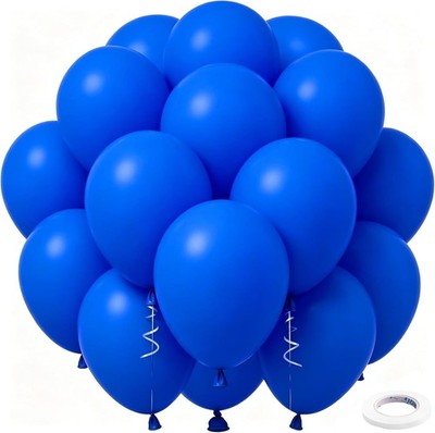 Luftballons Dunkelblau, 50 Stück Latex Luftballons Blau Ballons