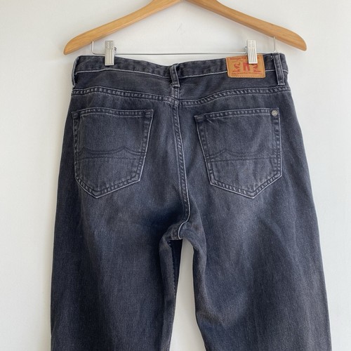Pantalones de mezclilla para mujer Kings of Indigo de algodón orgánico talla 30x30 lavados negros pierna recta - Imagen 12 de 24