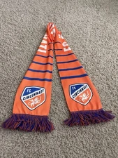 FC Cincinnati Ruffneck Blue & Orange SCARF Team Logo SCARF Soccer