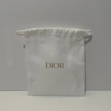 DIOR COULISSE pochette POUCH BAG bianca Christian Dior nuova 6" x 5"