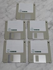 5x IBM 3.5 Floppy Disks Ecodisk DS HD 1.44MB Formatted PC Computer Blank Discs