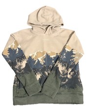 Abercrombie Kids Relaxed Fit Pullover Hoodie Graphic Print Long Sleeve 11/12