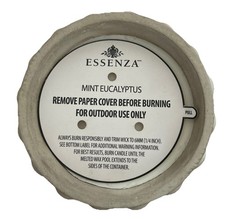 Essenza Outdoor Citronella Candle 25 oz Grey
