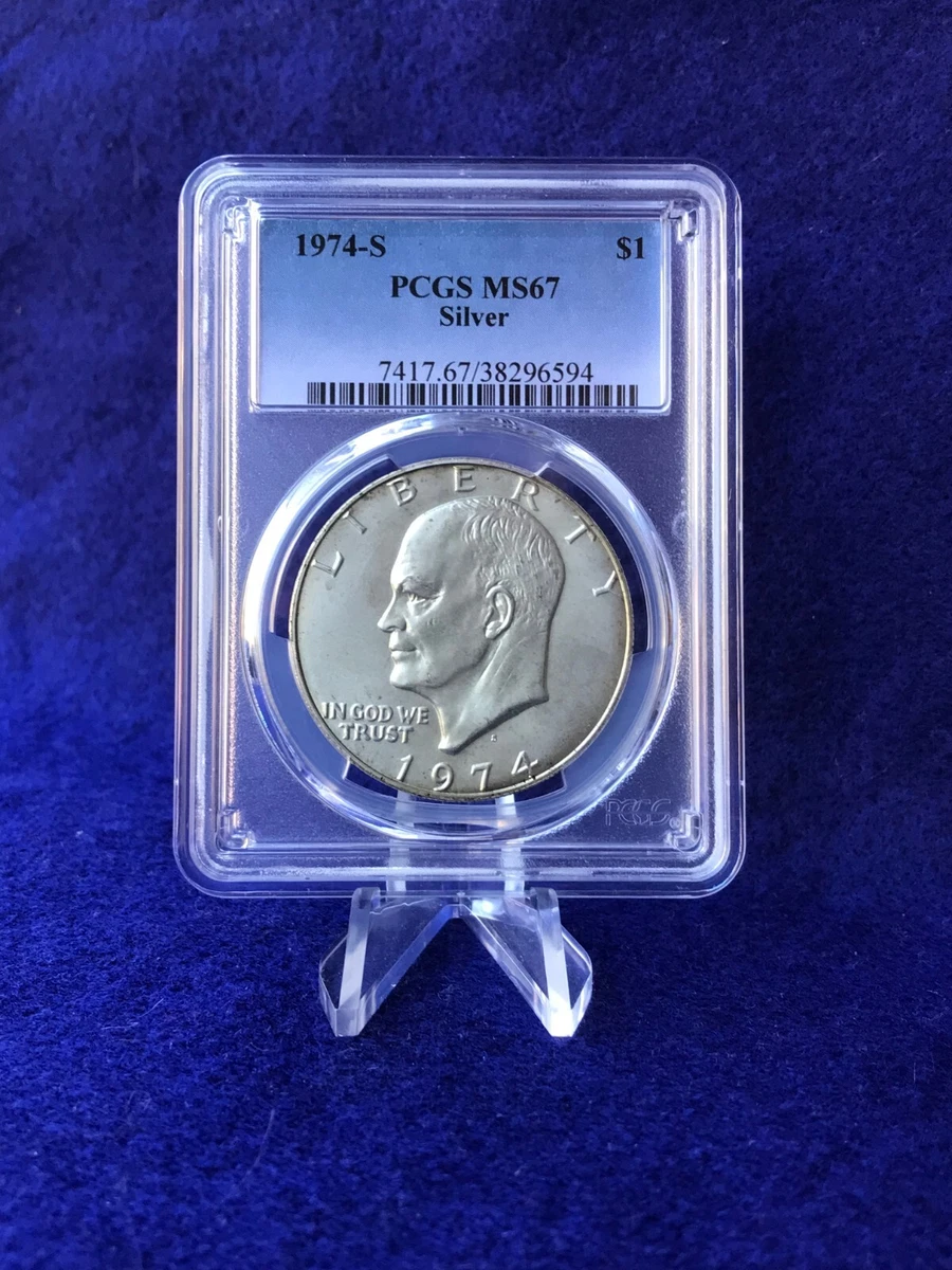 MS 67 Graded 1974 Eisenhower Dollars (1971-1978) for sale | eBay