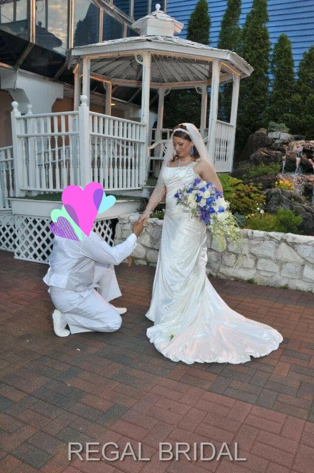 Vestido de noiva Maggie Sottero Couture imperial espartilho nas costas...frisado um ombro - Imagem 4 de 4