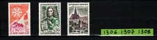 lot timbres france neuf année 1961 : 1306 1307 1308