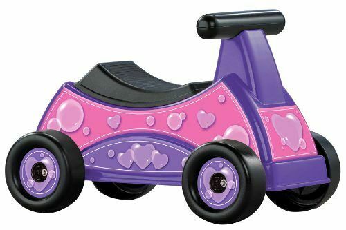 girls riding toys