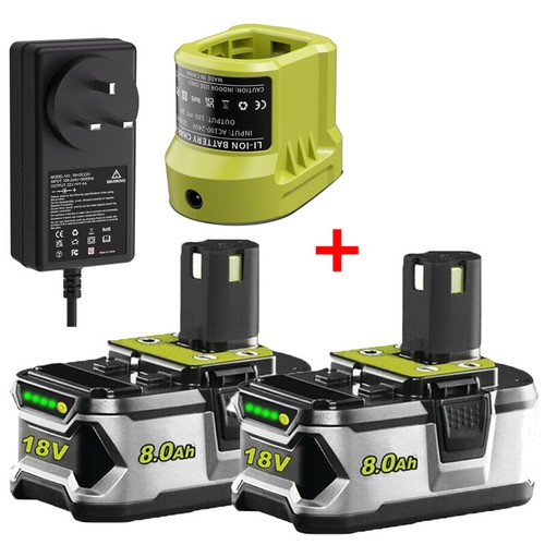 8~12AH 18V Battery For Ryobi One+ Plus P108 Li-ion RB18L50 RB18L40 P104 /Charger - Picture 40 of 56