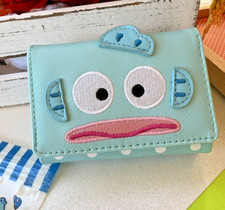 Hello Kitty Hangyodon Sanrio Coin Purse Faux leather cartoon wallet NWT Japan