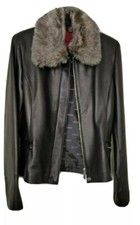 Designers At Debenhams John Brown Leather Jacket Size -10