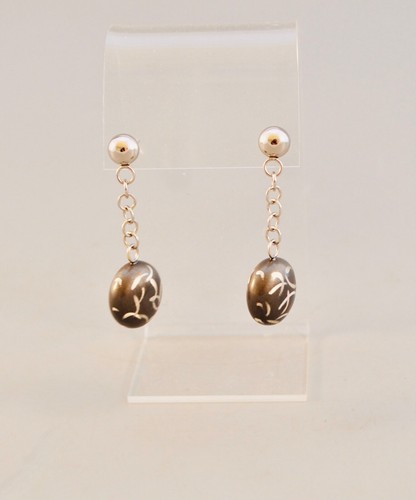 Frederic Duclos Designer Sterling Silver Necklace & Earrings Set Planet Saturn - Picture 3 of 9