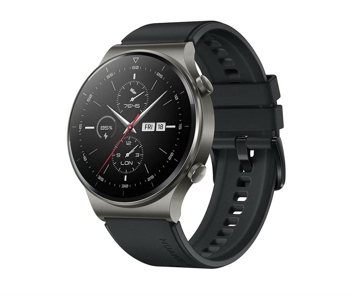 Huawei Watch GT 2 Pro Sport 46,7mm Titangehäuse mit Fluoroelastomerarmband  - Night Black (55025791) online kaufen | eBay