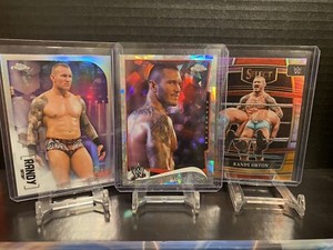 2014 Topps Chrome WWE RANDY ORTON Atomic Refractor #38 Cracked Ice