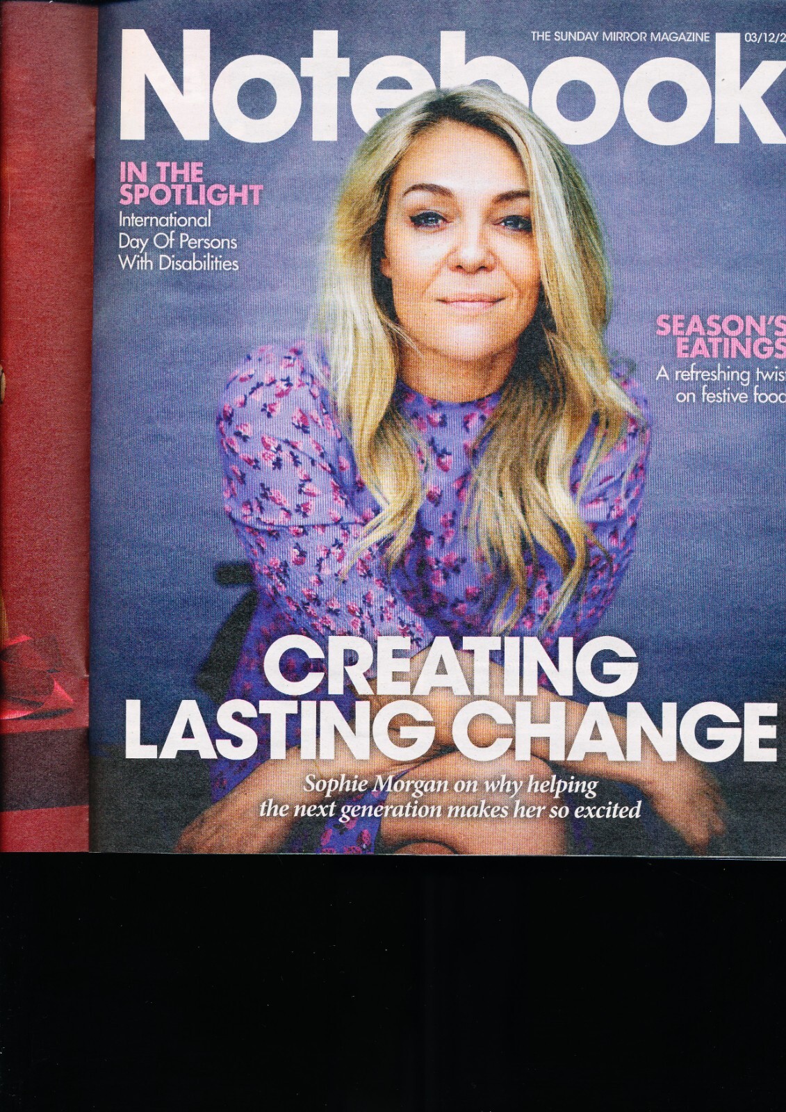 Notebook Magazine December 3 2023 Sophie Morgan Rosie Jones-image