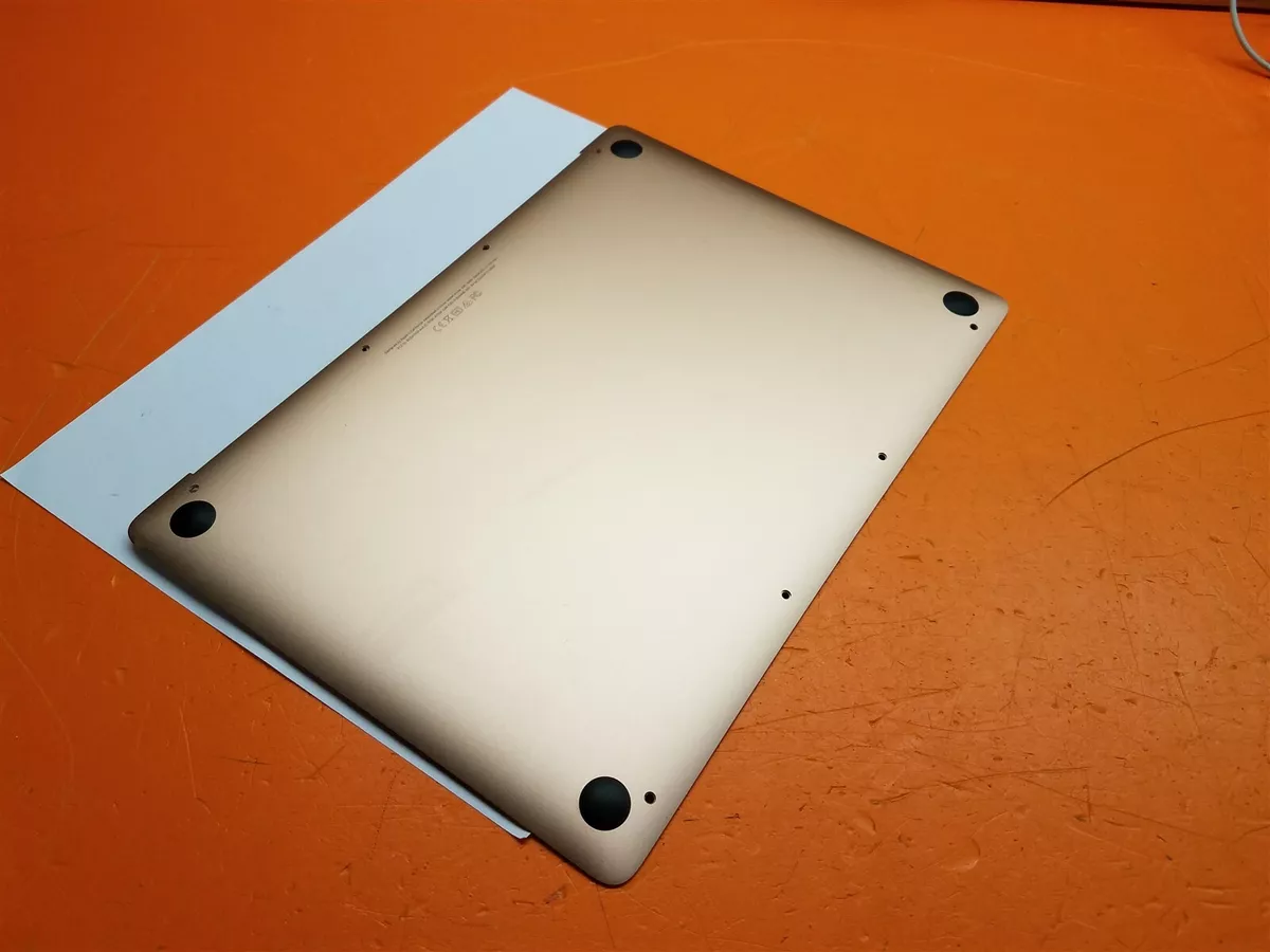 ⭐️⭐️⭐️⭐️⭐️ MacBook A1534 EMC 3099 Gold Bottom Base Shell Battery Speakers