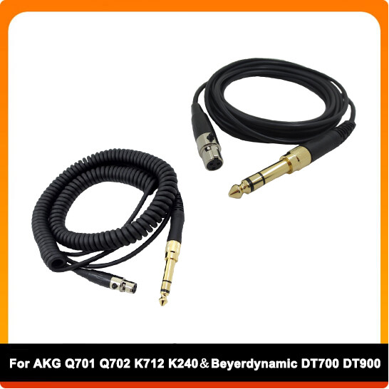 Audio Upgrade Cable For AKG Q701 Q702 K712 K240 Beyerdynamic DT700 DT900 