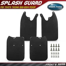 4Pcs Front & Rear Mud Flaps Splash Guards Fender for Toyota Tacoma 1995-2004 4WD