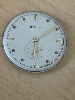 Vintage Movado Tiffany Rubin dial manual movement need clean balance good  31mm