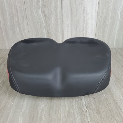 Selle de vélo - Black Red A - Carbone souple - Confortable avec coussin