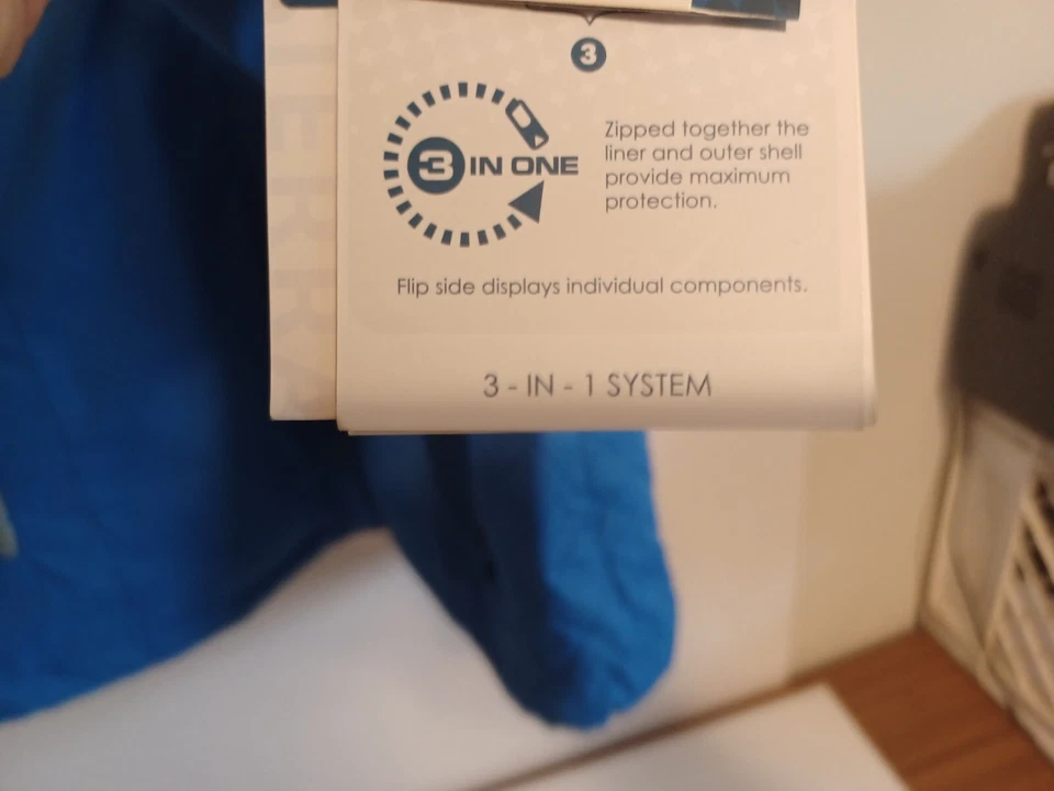 White Sierra Three Season Women's Blue Ice Jacket Extended Size X-Large - Image 4 of 4