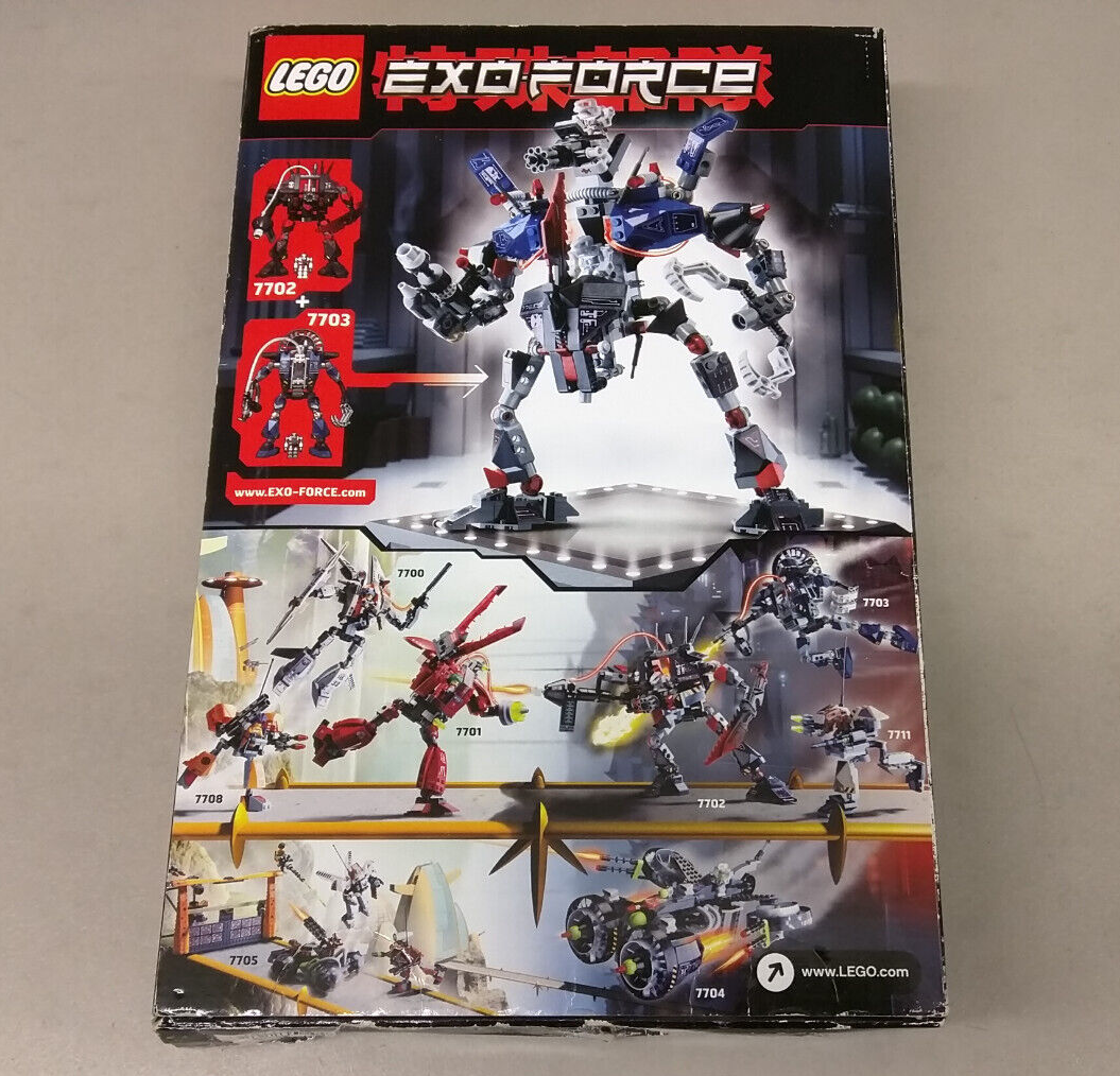 LEGO Exo-Force 7702 Thunder Fury NEW! Mech Robot Light-Up Brick