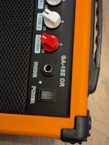 DEFEKT 3rd Avenue GA-15E 15 Watt E-Gitarrenverstärker 15W Verstärker orange LESEN - Bild 4 von 13