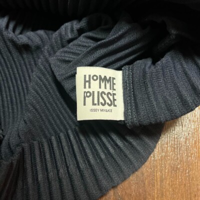 トップス homme plisse isseymiyake highneck T HOMME PLISSÉ ISSEY MIYAKE Gray Basics Turtleneck Homme Plisse
