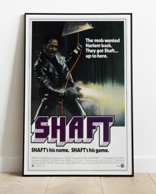 Shaft Richard Roundtree und Moses Gunn Foto/Poster bis zu 36''x24''