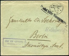 Dt. Milit&auml;rmission T&uuml;rkei 1917 Graf von L&uuml;ttichau General MSP No. 14 Berlin /105