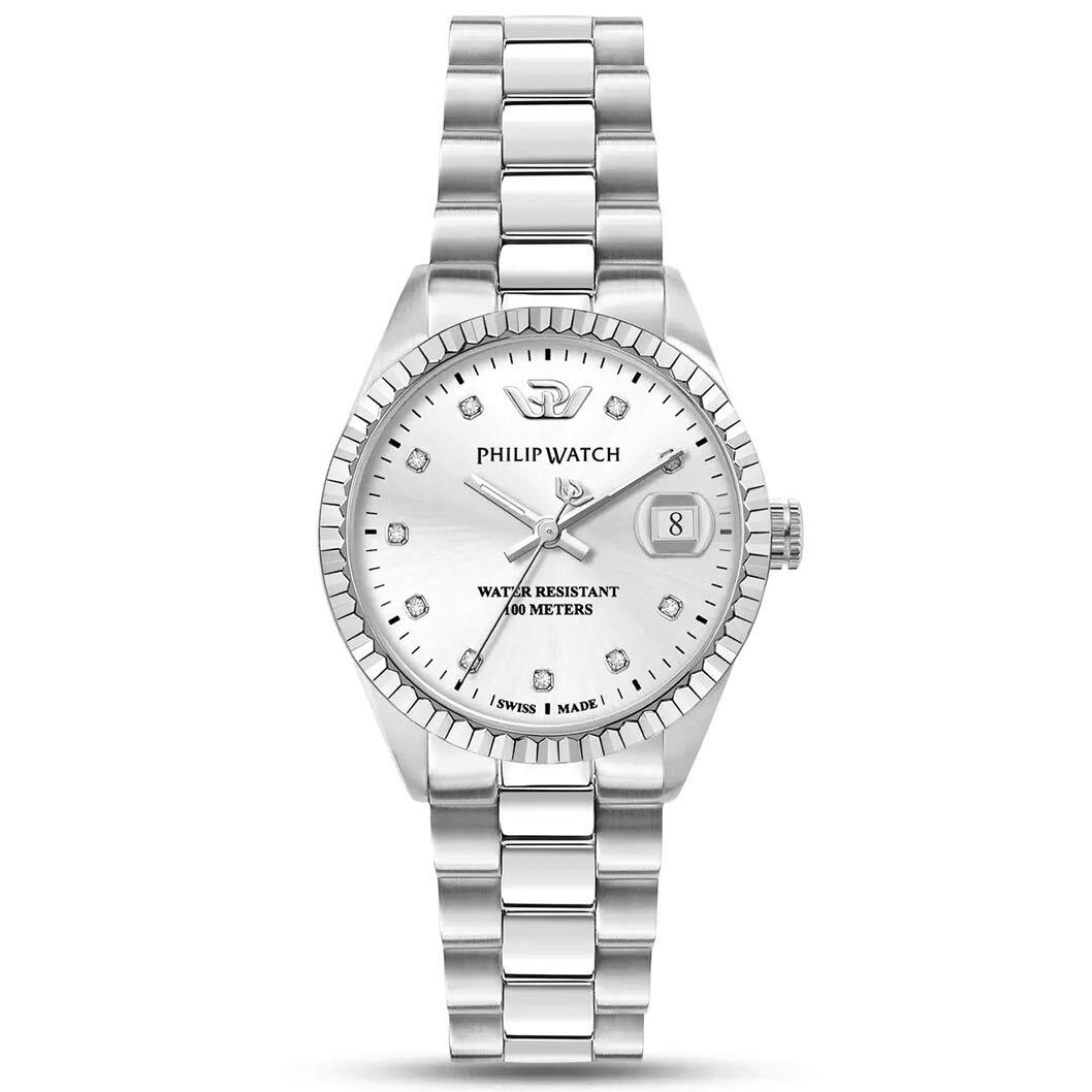 Orologio Donna Philip Watch Caribe Diamonds 31 mm R8253597588 NUOVO E ORIGINALE
