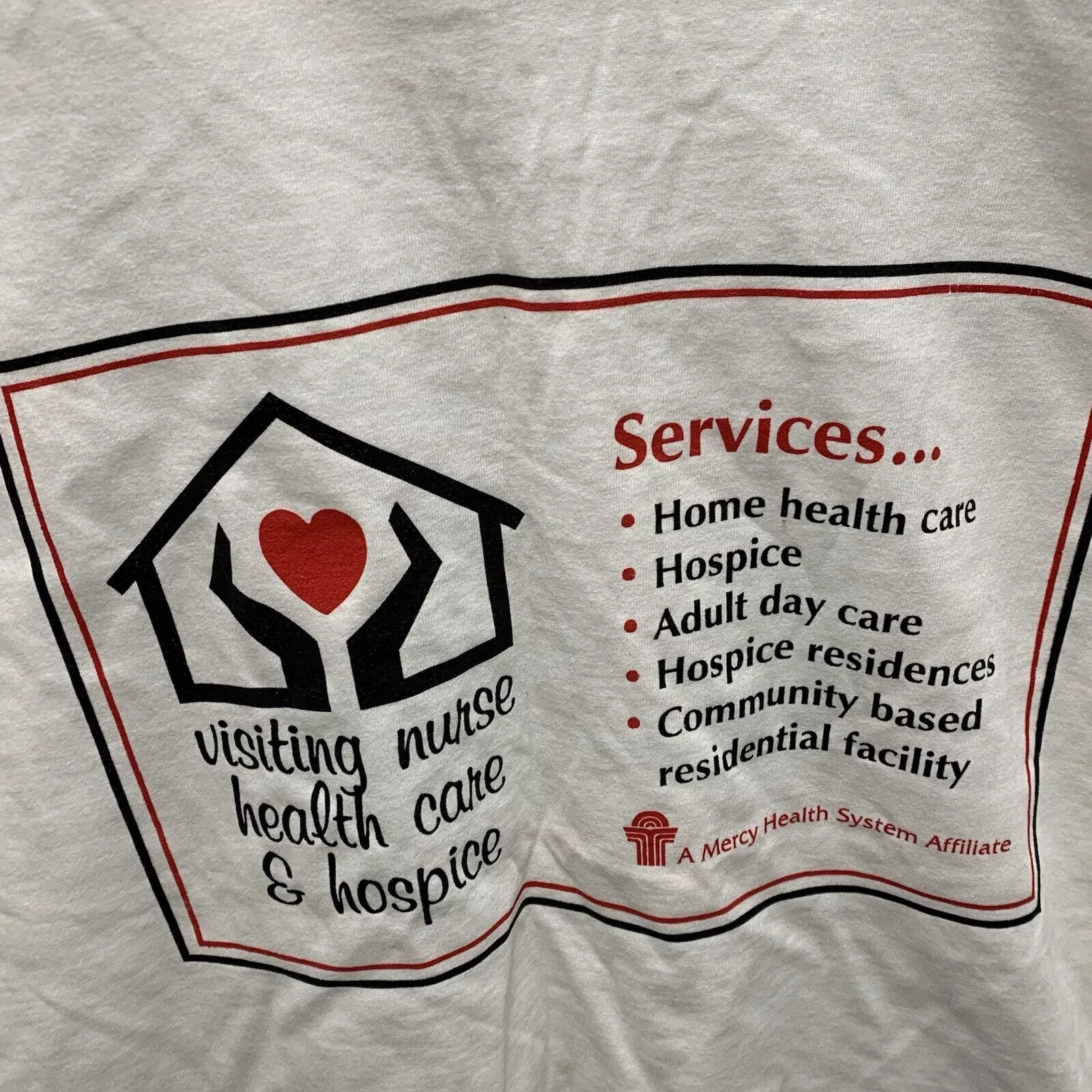 Vintage Nursing Shirt Adult 2Xl White Short Sleeve Graphic Print Y2K Men’s