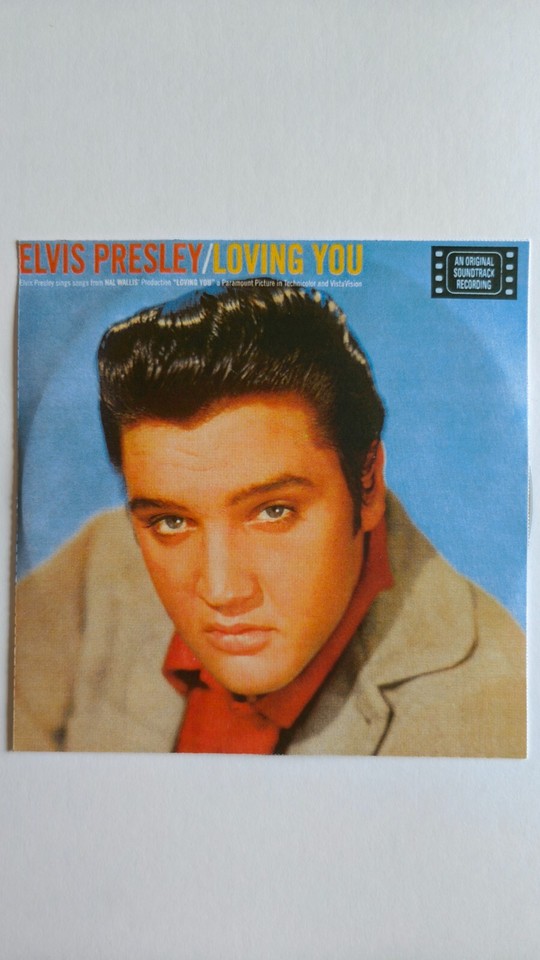 Elvis Presley UK CD Advance Demo Promo Acetate Loving You Press Release ...