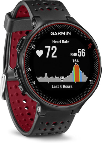 Garmin Forerunner 235 GPS Running Watch - Black/Red - Genuine