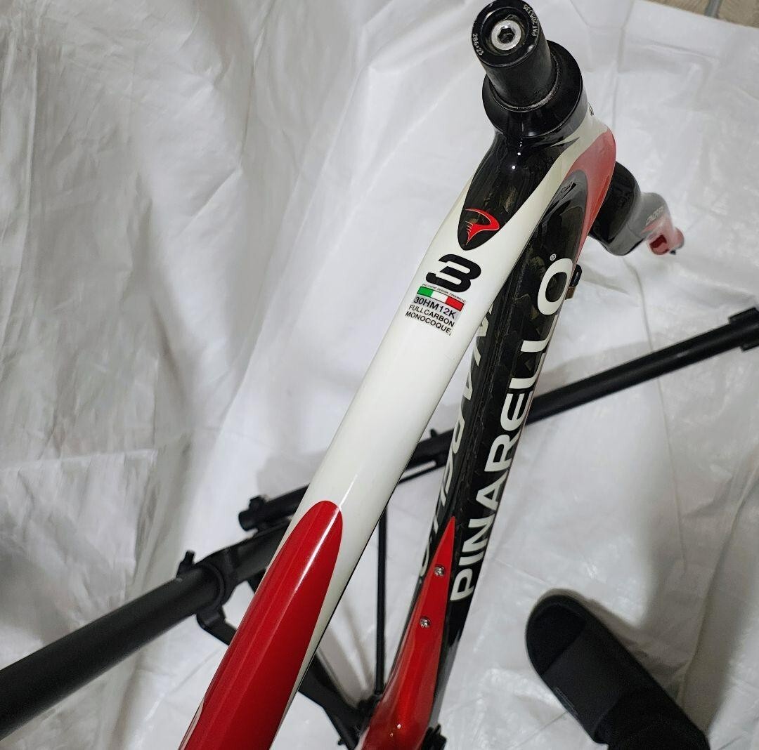 ピナレロ fp3 フレームセット　デュラエースBB9100新品付 PINARELLO FP3 2009 Full Carbon Road Bike Frame Set Dura-Ace
