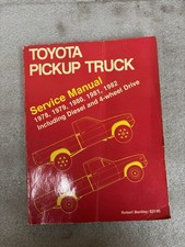 1978-1982 Toyota Pickup 4wd Gas Diesel Truck Service Repair Manual 1978 - 1982