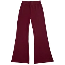 House Of Harlow High Rise Flare Leg Pull On Ribbed Pants Large