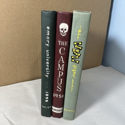 Emory University The Campus Vintage Yearbooks Atlanta Georgia 1955 & 1956 & 1957