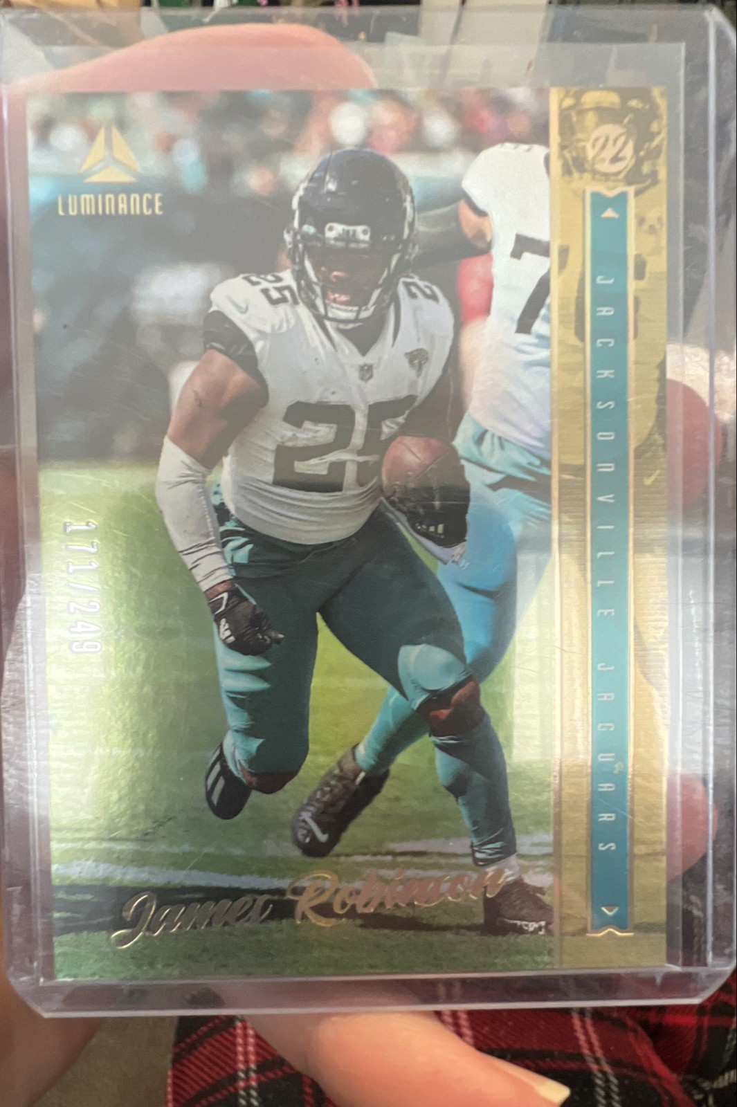 2022 Panini Luminance - James Robinson #41 Gold /249